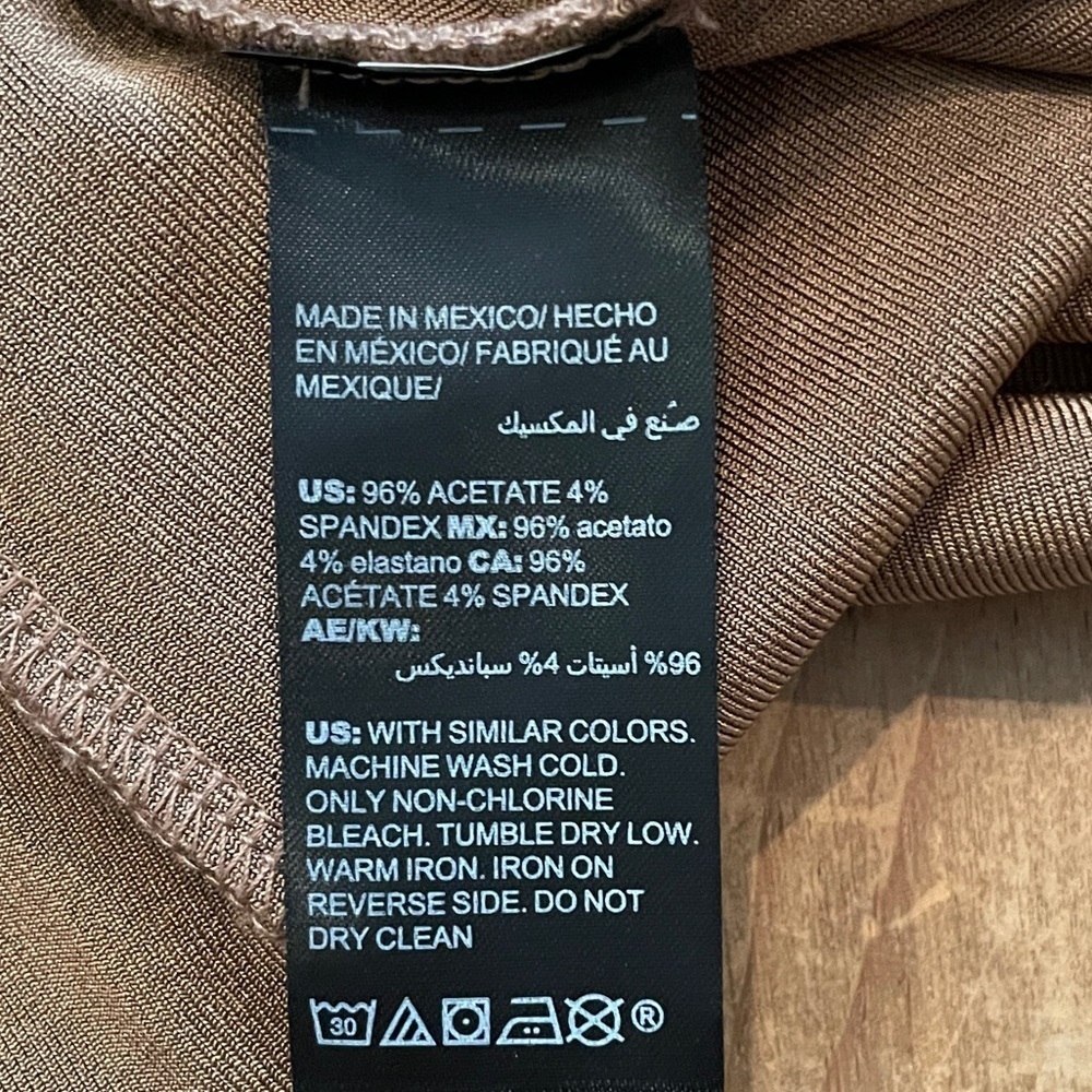 NWT Chico’s Travelers Women’s longline tie cardigan deep rum caramel SZ 8-10 - Picture 3 of 10